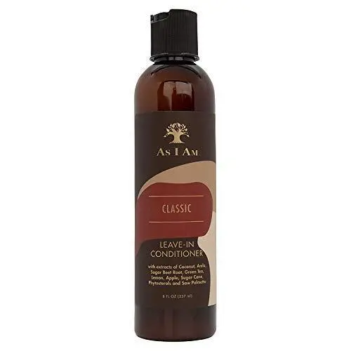 As I Am Leave In Conditioner - 8 Ounce - Conditions and Softens Curls & Coils -