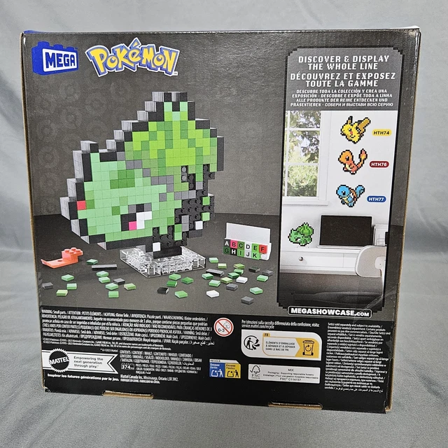 MEGA POKÉMON BULBASAUR Pixel Art Set 374 pcs • NEW Sealed • Buildable ...