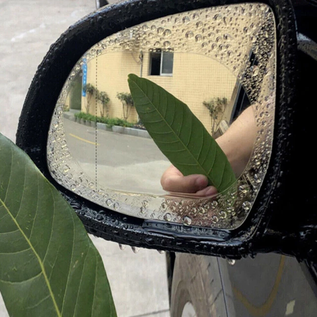 2x Rainproof Car Side Mirror Window Sticker Anti-Fog Protective Film Rain Shield 4