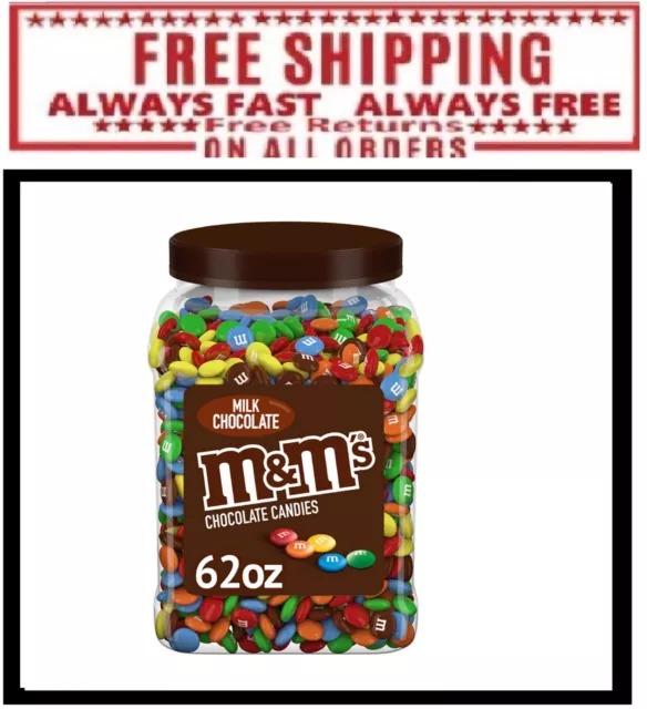 M&M'S Milk Chocolate Candy Bulk Jar (62 oz.)
