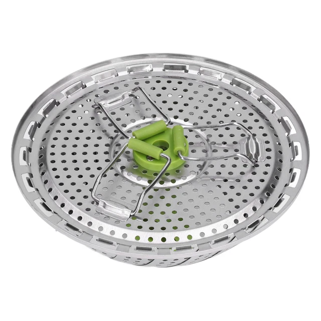 Utensilios de cocina plegables de acero inoxidable con cesta de vapor multiusos L
