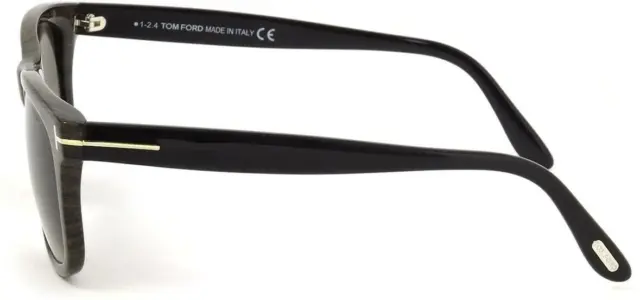 Tom Ford Leo TF 9336 05K Black / Brown Gradient Sunglasses Sonnenbrille Size 52 3