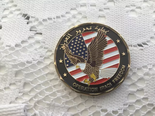 Operation IRAQI Freedom United States Army Collectible Coin