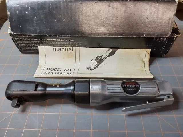 Craftsman Air Drive 3/8" Ratchet Wrench 875-188020 Pneumatic Air Tools
