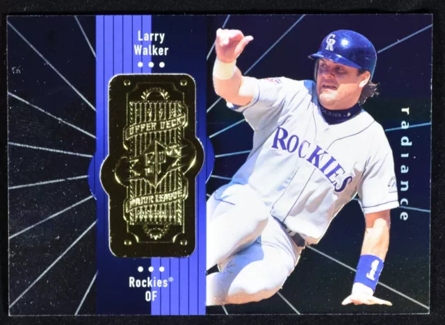 1998 SPx Finite Radiance #80 Larry Walker #d