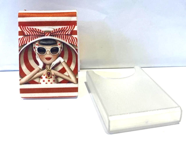Le Pocket Glashandtuch Chiffon de Nettoyage Lunettes Microfibre pour Rot-Weißer