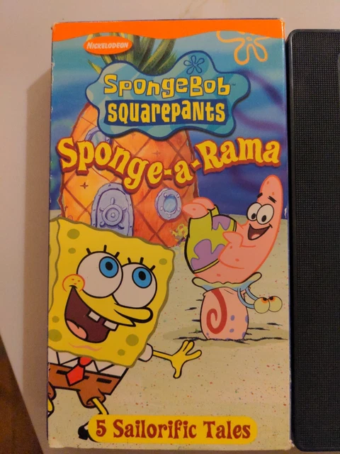 SPONGEBOB SQUAREPANTS- SPONGE-A-RAMA (VHS, 2003) $11.00 - PicClick CA