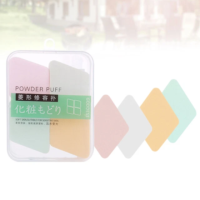 Base de maquillaje esponjas en polvo licuadora mezcladora bocanada seca húmeda