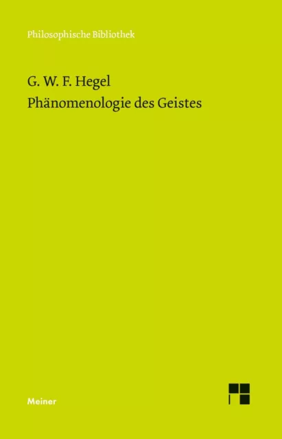 Phänomenologie des Geistes | Georg Wilhelm Friedrich Hegel | Taschenbuch | XC