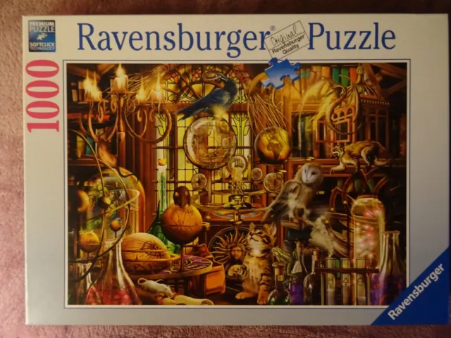 Puzzle Ravensburger Merlins Labor 1000 Teile wie Neu