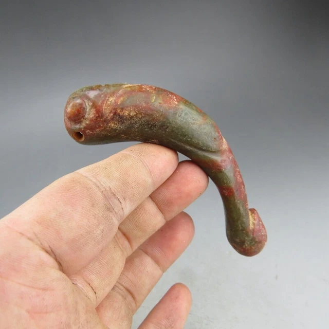 China, collectibles, Hongshan culture, jade, jade ,cicada, pendant H565