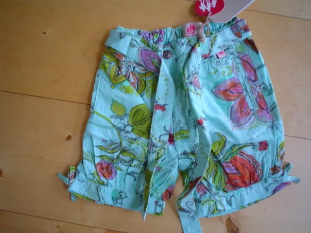 So 15 paglie Shorts, Turquesa Flores Gr.92