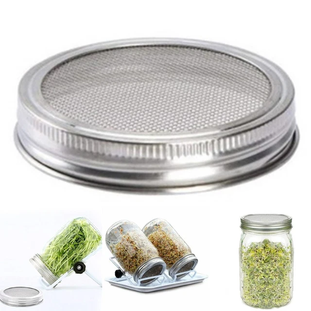 Zoojoy Kit Di Germinazione Per Semi Con Coperchi In Acciaio Inox - 6
