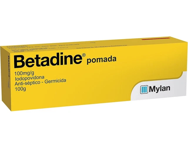 Ungüento BETADINE | Crema antiséptica, heridas, úlceras de decúbito (tubo de 100 g) NUEVO
