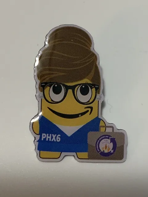 Amazon Employee Peccy Pin International Woman’s Day Pin Building