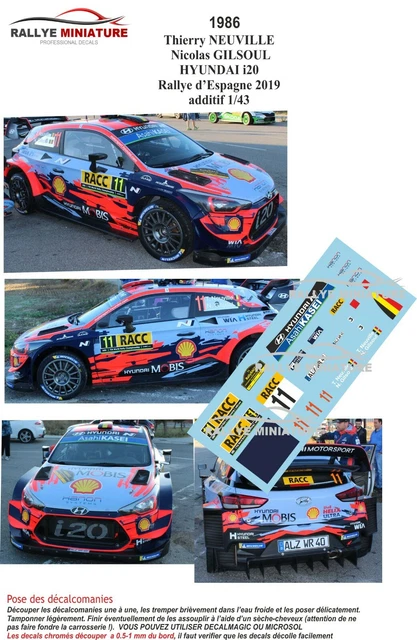 DECALS 1/43 CITROEN C4 Wrc Sebastien Loeb Jordan Rally 2010 Rallye Jordanie EUR 5,99 - FR