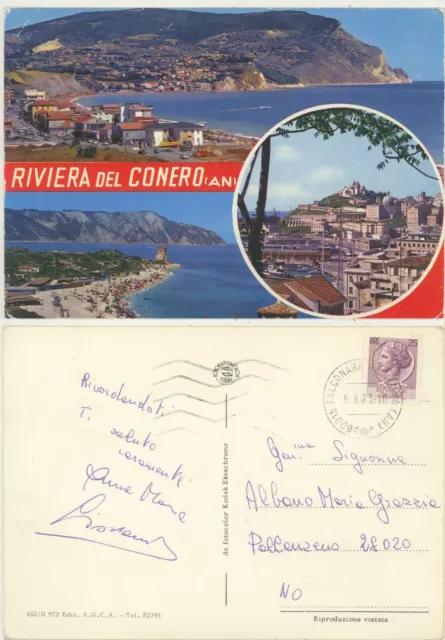 Riviera Del Conero -Ancona   Cartolina