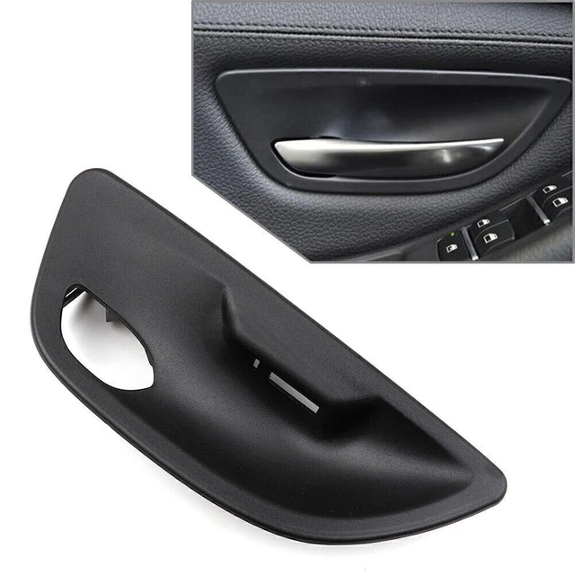 Maniglia Interna Portiera Per BMW Serie 5 F10 F11 Lato Guida (RHD) - Kit Copertura Ricambio - Nero/Beige/Fibra Carbonio - 2
