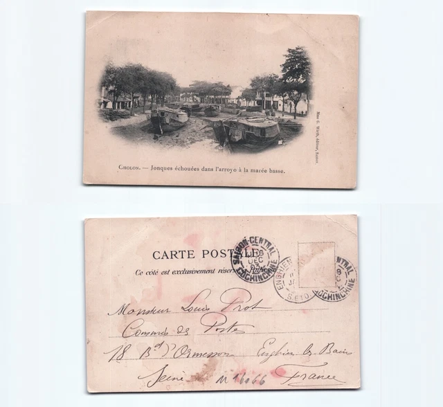 (n16066)   Cholon 1903   Ansichtskarte Indochina (französisch)