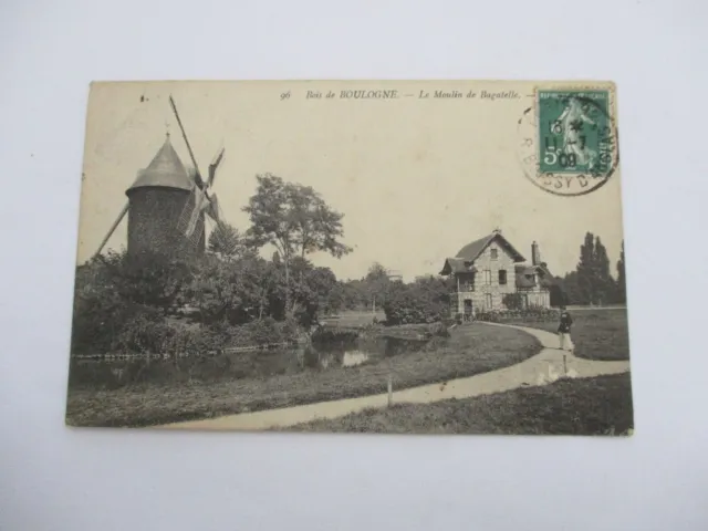 Cpa Hauts De Seine 92 Bois De Boulogne Le Moulin De Bagatelle