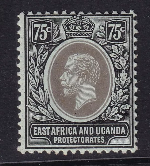 EAST AFRICA & UGANDA - 1912 - KGV - SG52b - 75c on blue green olive back - MNH