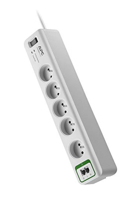 (TG. 5 prises) APC PM5T-FR 5presa(e) AC 230V 1.83m Bianco protezione da sovracca