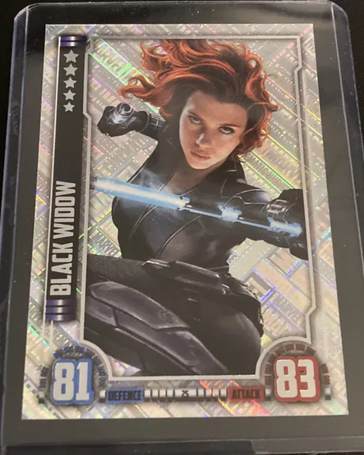 Topps Hero Attax TCG - Marvel MCU series - Rare Holographic Foil #25 Black Widow