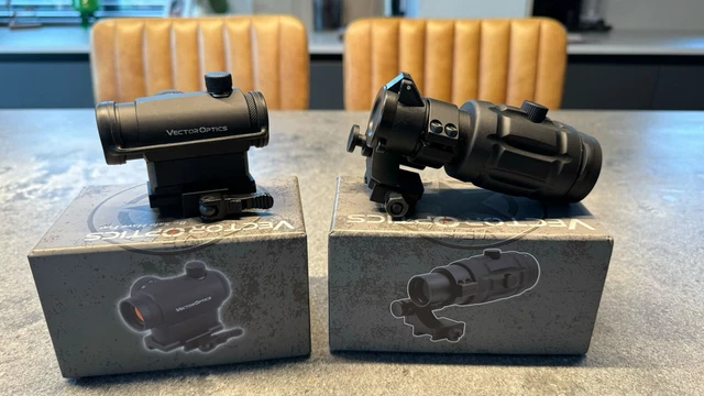Vector Optics Maverick 1x22 Red Dot Sight & 3x32 Magnifier