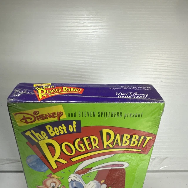 DISNEY THE BEST Of Roger Rabbit VHS Tape Spielberg Animated Vintage New ...