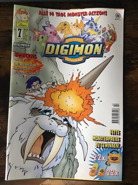 Digimon Comic - Heft Nr. 7 - Dino Verlag -  2001