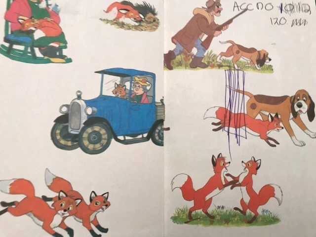 DISNEY, TOD AND VIXEY from the fox and hound £2.75 - PicClick UK