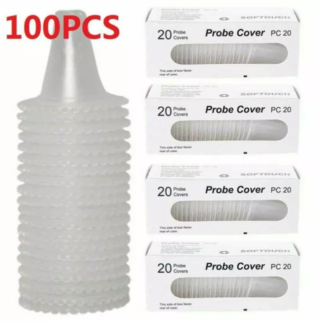 100x For Braun Probe Cover Thermoscan Replace Lens Ear Thermometer Filter Cap—UK