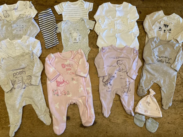 GIRL EARLY TINY BABY CLOTHES BUNDLE 5-6lbs