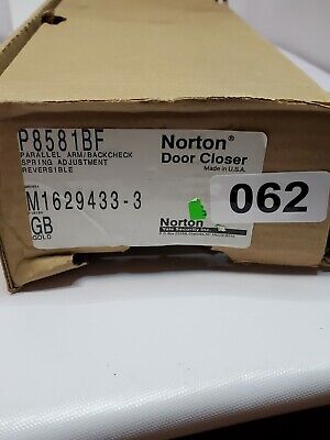 8581 8381 Norton 8000 Series Full Cover Non-Hold Open Door Closer #062