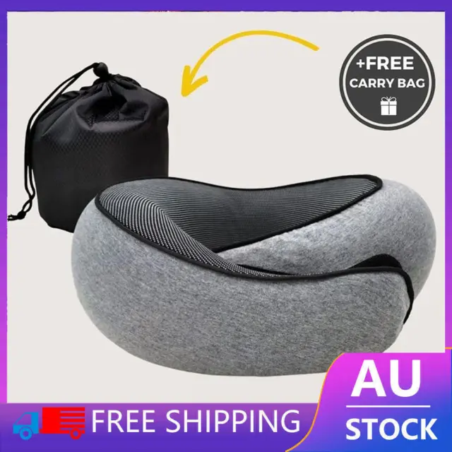 Support U Shaped Airplane Memory Foam Cushion Washable Travel Neck Pillow
