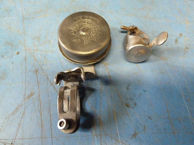 Ancien vélo 1920/40 sonnette IVOL ACIER ring laiton Bici old