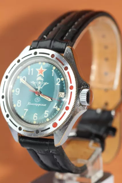 Komandirskie Wrist Watch Vostok USSR Vintage Mechanical Soviet  watch