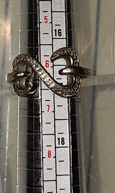 Retired Zales Jane Seymour Open Hearts Jwbr Diamond Ring #6.5