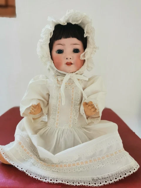 ROBE ET BONNET pour mini poupée Chelsea, en laine, fait main au tricot EUR 3,00 - FR