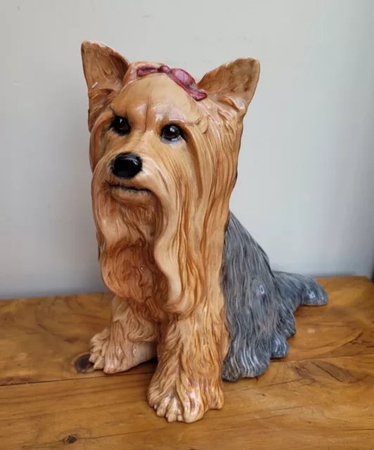 Vintage Beswick Large Yorkshire Terrier 2377 Fireside Companion