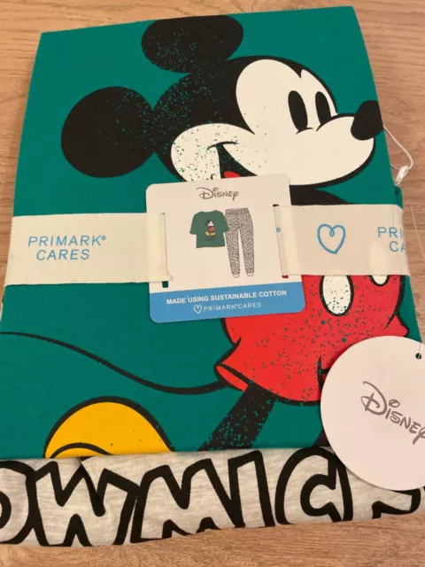 Disney Mickey Mouse Ladies Pyjamas S 10-12 100 anniversary New Primark