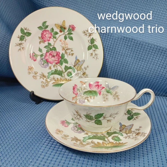 Made In England Wedgwood Charnwood Tea Trio