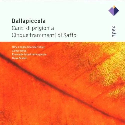 Dallapiccola - Dallapiccola: Canti Di Prigionia / Cinq... - Dallapiccola CD 9QVG