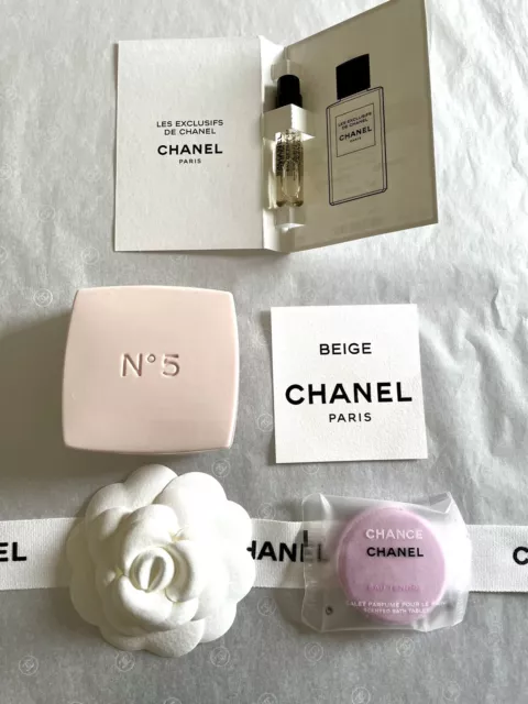 Chanel No.5 Soap Beige Les Exclusifs Edp Chance Bath Tablet Camelia Set
