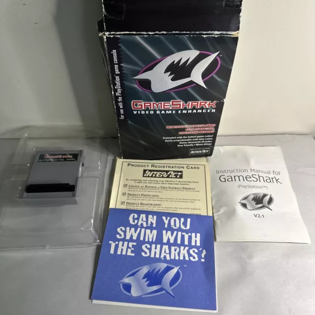 GAME SHARK PRO Version 3.0 For PlayStation 1 PS1 PS one Cartridge & Manual  $22.95 - PicClick