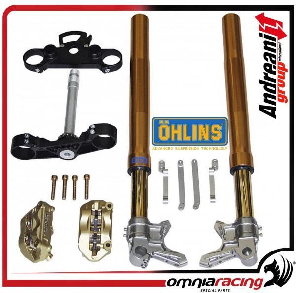 Ohlins FGRT 43 Fork kit with York, Calipers 100mm per Yamaha T Max 530 2012-2014