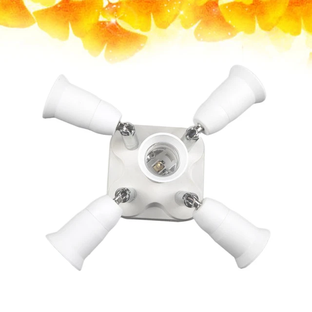 Séparateur De Lumière À 4 Têtes Douille D'adaptateur De Lampe Lampe Frontale