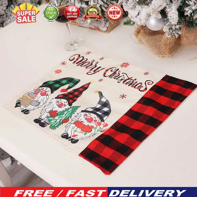 Juegos de mantel de cocina de Navidad mantel de cocina Feliz Navidad mantel para cocina en casa