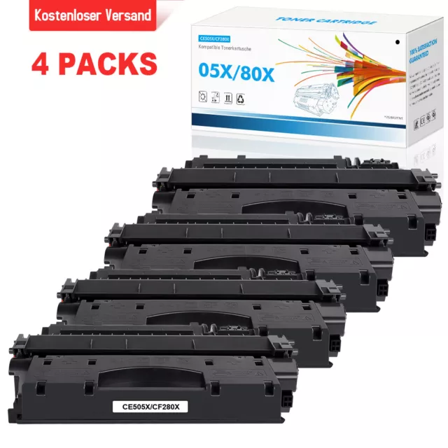 4 Toner CF280X compatible with HP 80X Laserjet Pro MFP M425dn 400 M401a M401dne