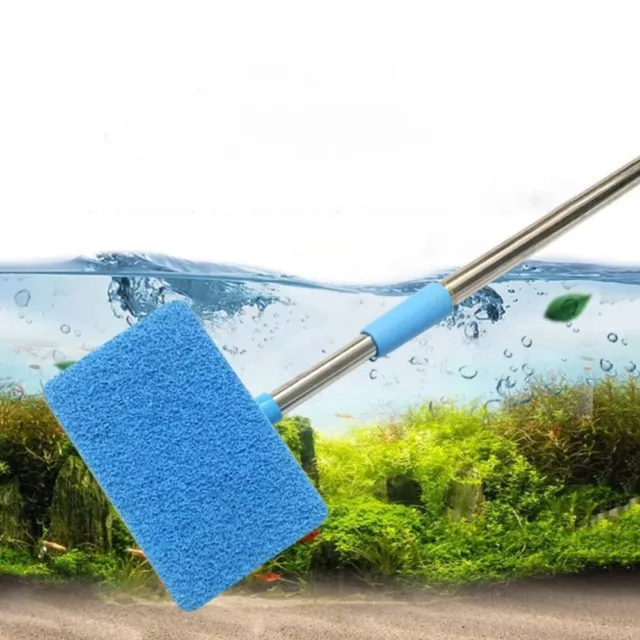 Double-Sided Sponge Cleaning Brush Telescopic Glass Window Cleaner  Home